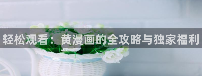 歪歪漫画全集免费在线观看：轻松观看：黄漫画的全攻略与独家福利