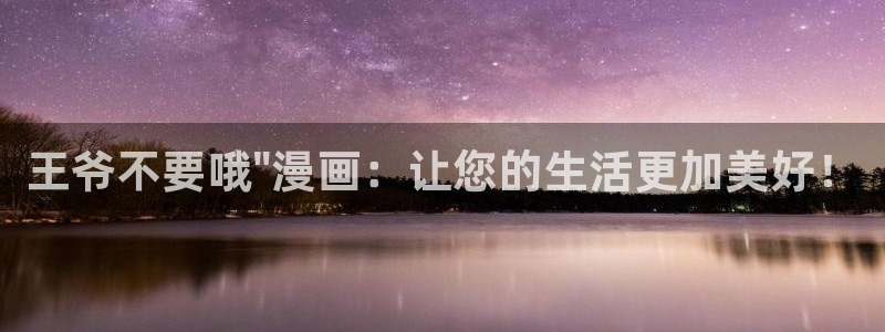 歪歪漫画网站大全：王爷不要哦\
